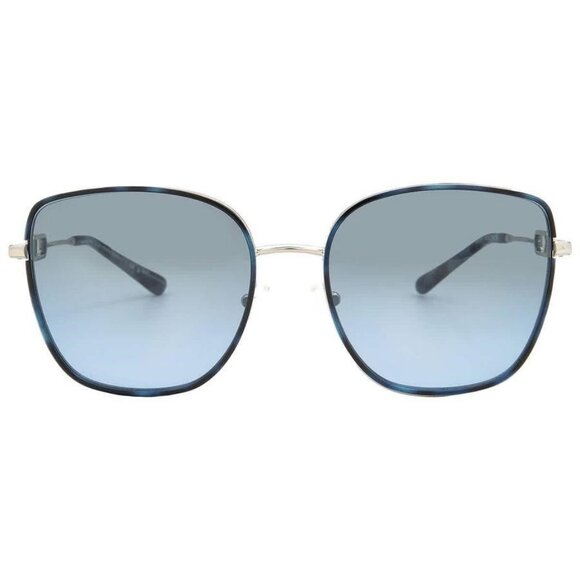 New Authentic Michael Kors Empire Square 2 Navy Gradient Ladies Sunglasses MK112 - Picture 1 of 6